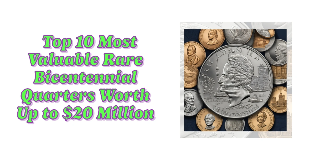 Top 10 Most Valuable Rare Bicentennial Quarters Worth Up to $20 Million